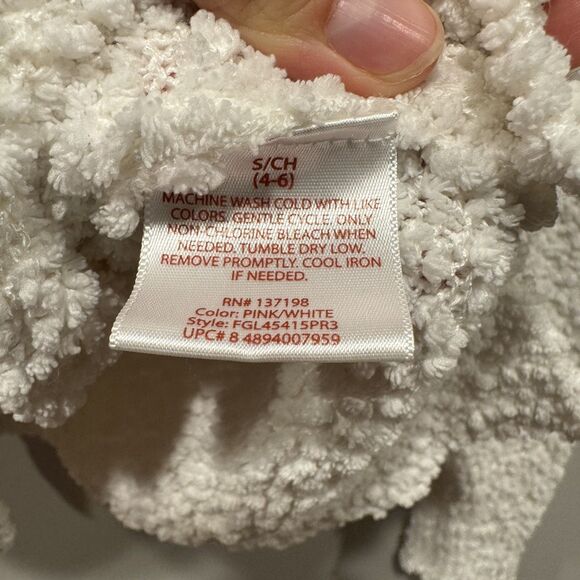 Sweater Fair Isle Nordic White Red Long Sleeve Snowflake Soft Winter Women Small - Picture 5 of 6